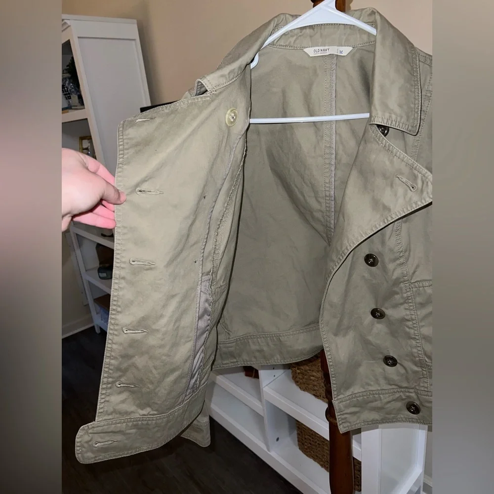 Old Navy Short Trench - Picture 6 of 11